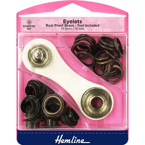 OCCHIELLI in Ottone Con Rondelle - Hemline - Colore: H438P.10.BR - BRONZO - by LacariaRicami.Store