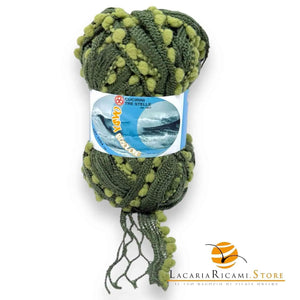 LANA Onda - Cucirini Tre Stelle - Colore: 276 - VERDE VERDE SCURO - by LacariaRicami.Store