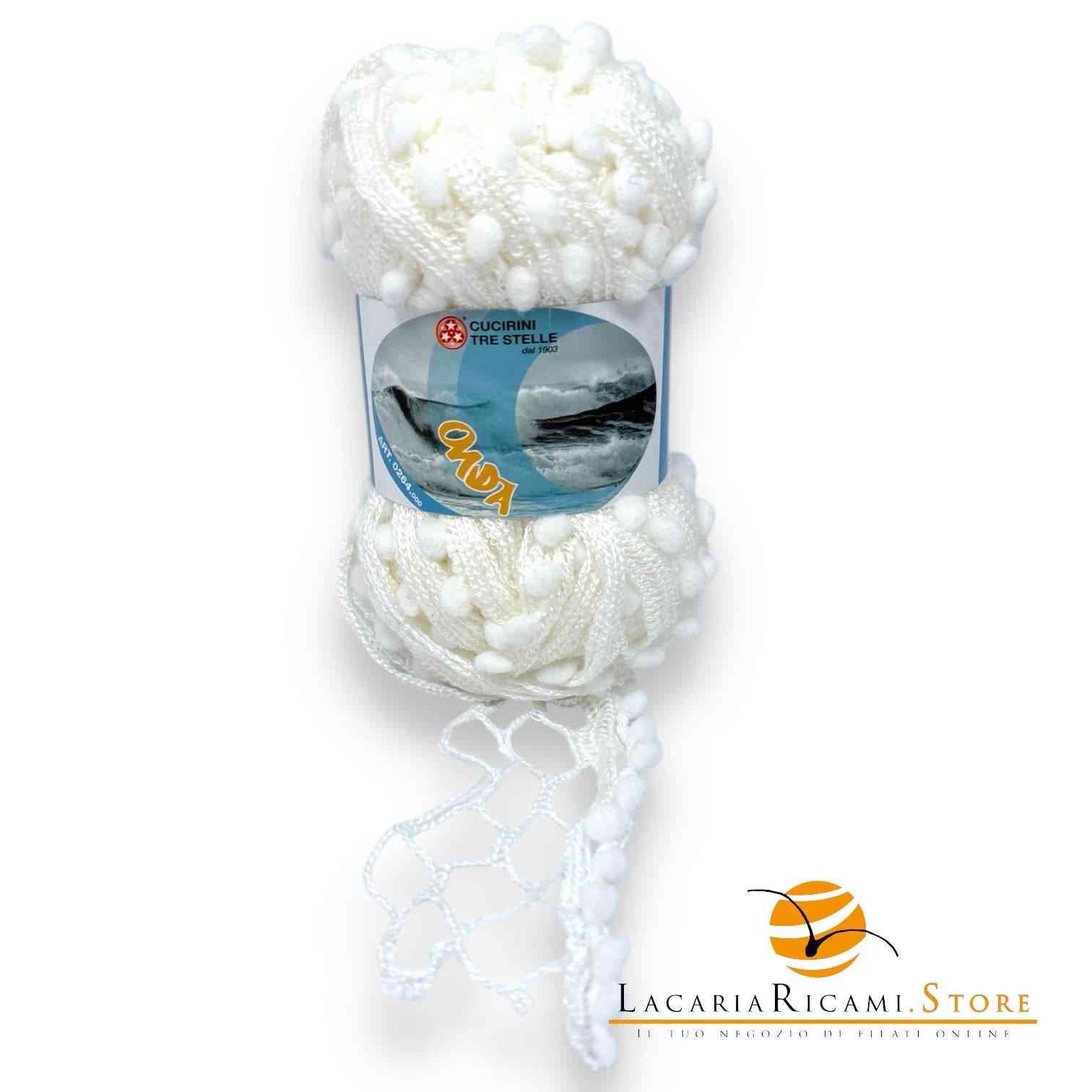 LANA Onda - Cucirini Tre Stelle 888 - PANNA - LacariaRicami.Store