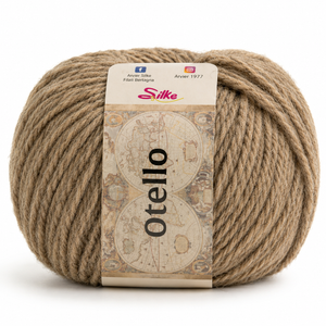 Lana Otello - Silke - Colore: 71 - NOCCIOLA - by LacariaRicami.Store