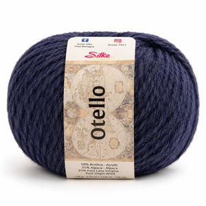Lana Otello - Silke - Colore: 73 - BLU - by LacariaRicami.Store