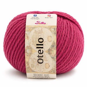 Lana Otello - Silke - Colore: 78 - FUCSIA - by LacariaRicami.Store