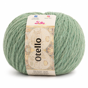 Lana Otello - Silke - Colore: 88 - VERDE ACQUA - by LacariaRicami.Store