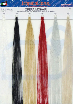 LANA Opera Mohair - Tropical Lane - - LacariaRicami.Store