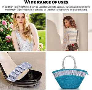 PAILLETTES Per Decorazioni, Piatte, Rotonde e Concave 5mm - 500Grammi - - LacariaRicami.Store