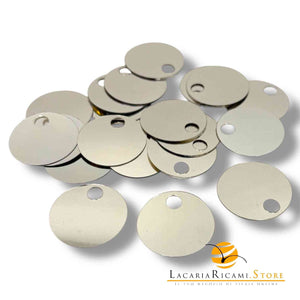 PAILLETTES Tonde Grandi Lisce 25 mm 2256 - CHAMPAGNE - LacariaRicami.Store