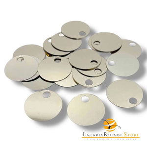 PAILLETTES Tonde Grandi Lisce 25 mm - Colore: 2256 - CHAMPAGNE - by LacariaRicami.Store