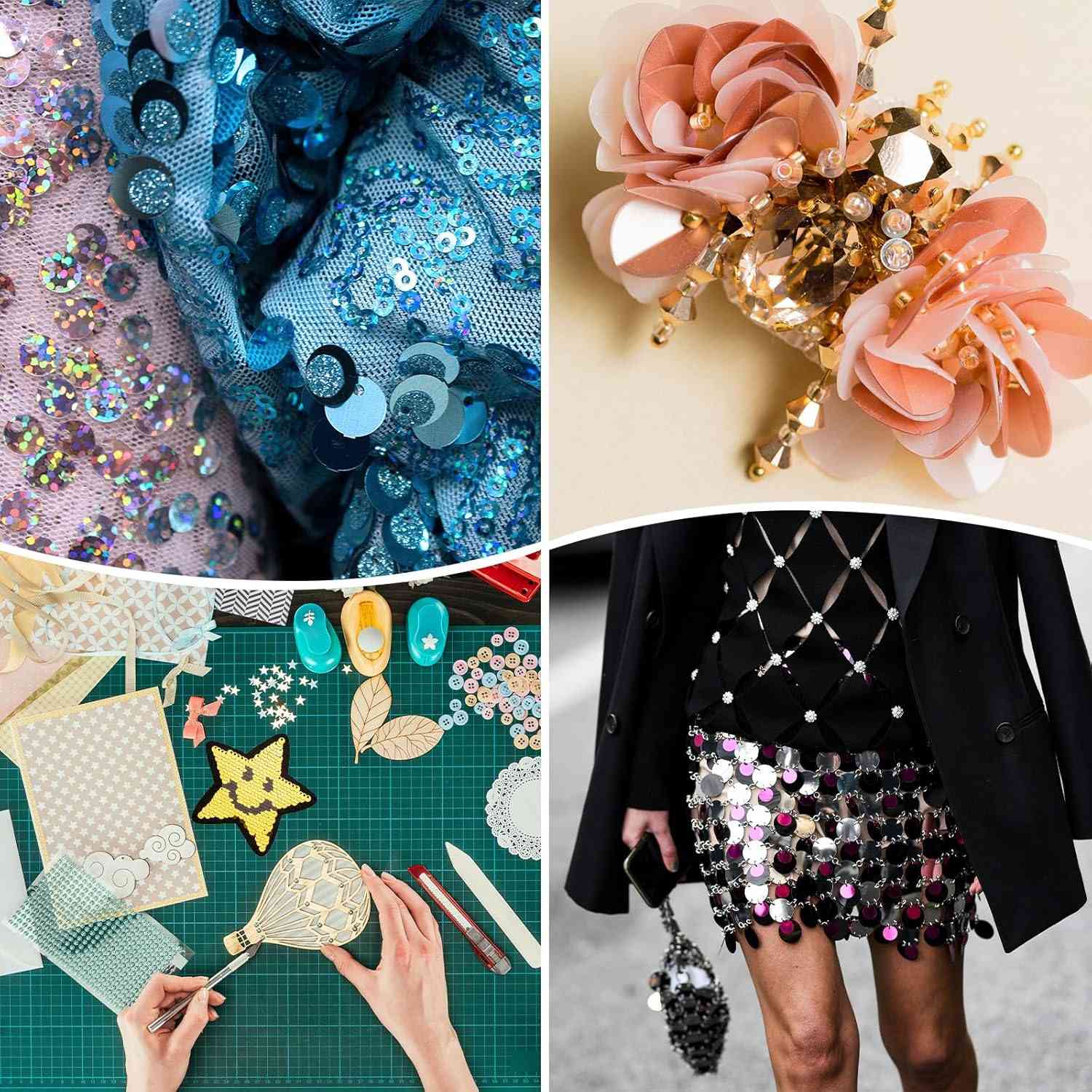 PAILLETTES Tonde Grandi Lisce 25 mm - LacariaRicami.Store