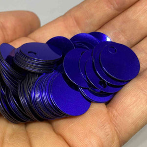 PAILLETTES Tonde Grandi Lisce 25 mm - LacariaRicami.Store