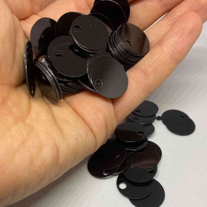 PAILLETTES Tonde Grandi Lisce 25 mm - LacariaRicami.Store