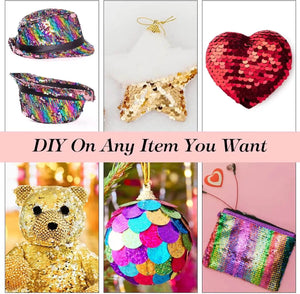 PAILLETTES Per Decorazioni, Piatte, Rotonde e Concave 5mm - 500Grammi - - LacariaRicami.Store