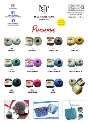 RAFIA Panama – Miss Tricot Filati - - LacariaRicami.Store