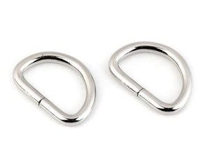 Passanti Metallici 35x25 mm - Colore: ARGENTO - by LacariaRicami.Store