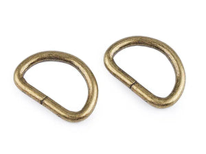 Passanti Metallici 35x25 mm - Colore: BRONZO - by LacariaRicami.Store