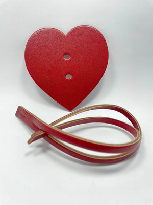 Pendaglio Borse Cuore - Colore: ROSSO - by LacariaRicami.Store