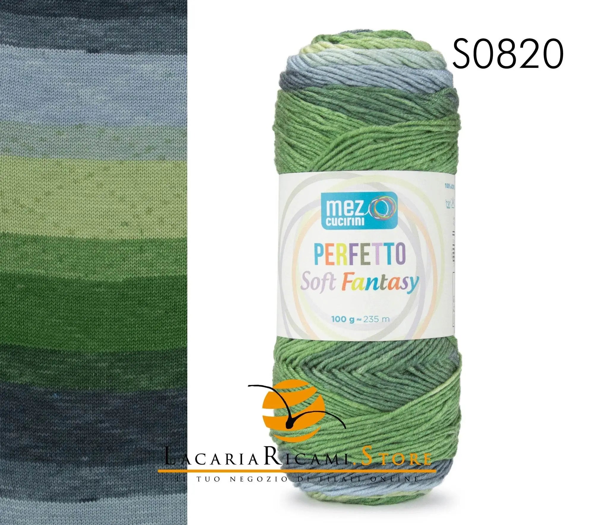 Lana PERFETTO SOFT FANTASY - Mez Cucirini - - LacariaRicami.Store