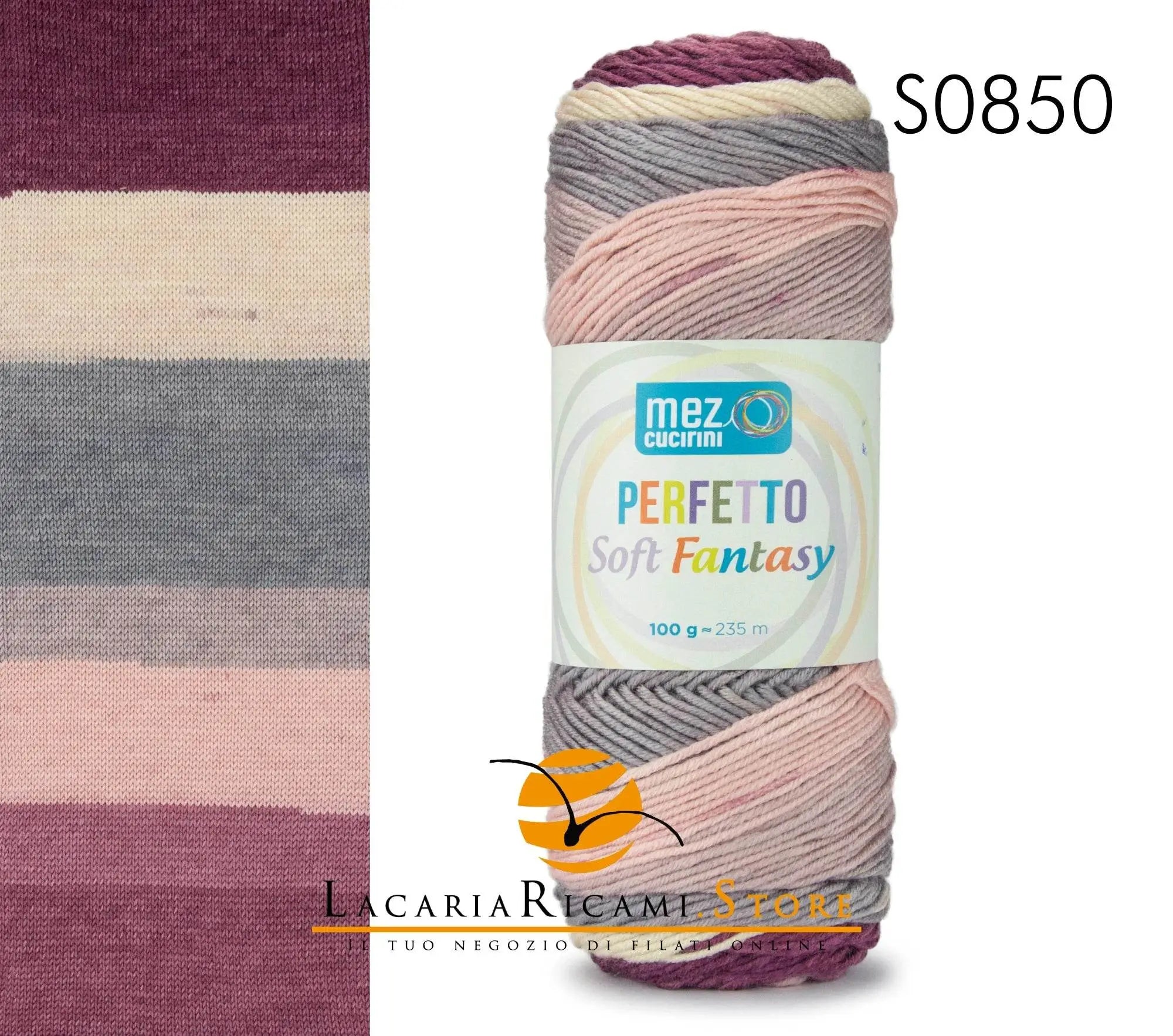 Lana PERFETTO SOFT FANTASY - Mez Cucirini - - LacariaRicami.Store