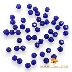 PERLE Mezzo Cristallo Sfaccettate 6mm - - LacariaRicami.Store