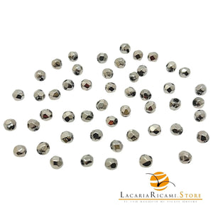 PERLE Mezzo Cristallo Sfaccettate 6mm - - LacariaRicami.Store