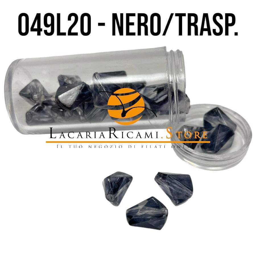 Zoom 12x10 mm - 049L20-NERO/TRASPARENTE