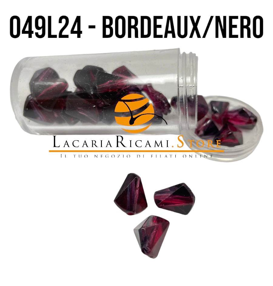 Zoom 12x10 mm - 049L24-BORDEAUX/NERO
