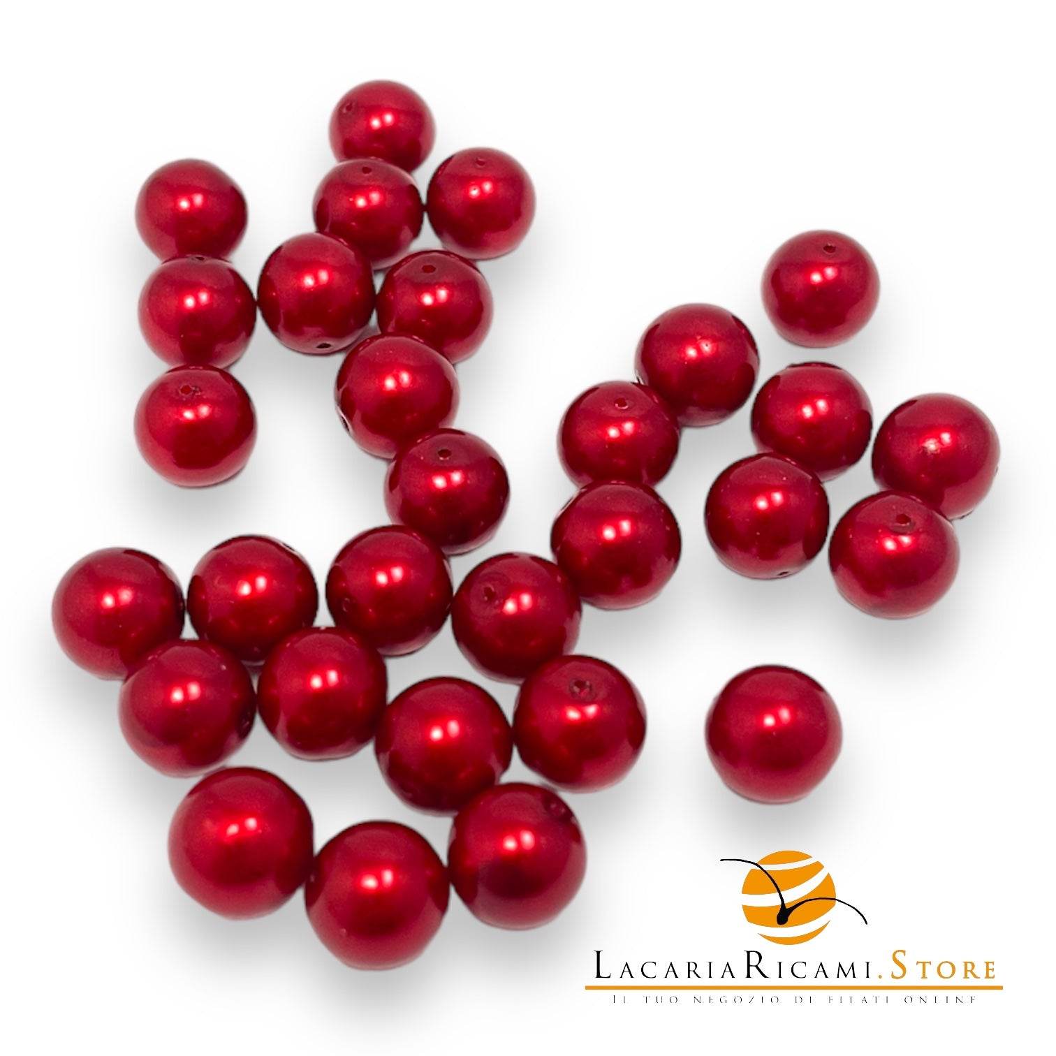 PERLE di Vetro - 10mm - - LacariaRicami.Store