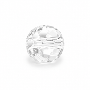 PERLE Mezzo Cristallo Sfaccettate 6mm - Colore: 212-01 - TRASPARENTE CHIARO - by LacariaRicami.Store