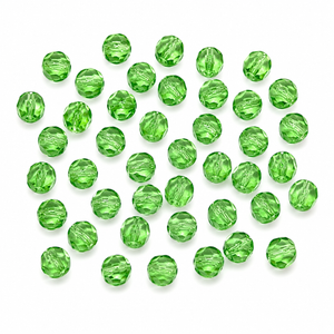 PERLE Mezzo Cristallo Sfaccettate 6mm - Colore: - by LacariaRicami.Store