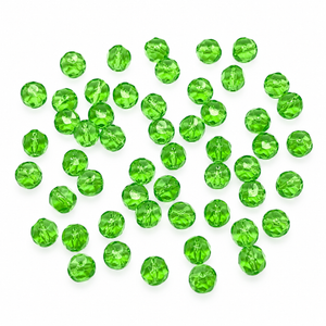 PERLE Mezzo Cristallo Sfaccettate 6mm - Colore: - by LacariaRicami.Store