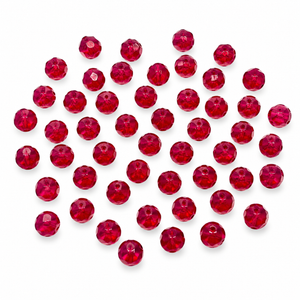 PERLE Mezzo Cristallo Sfaccettate 6mm - Colore: - by LacariaRicami.Store