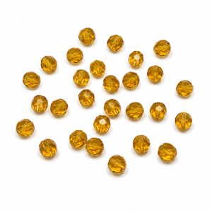 PERLE Mezzo Cristallo Sfaccettate 6mm - Colore: - by LacariaRicami.Store