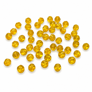 PERLE Mezzo Cristallo Sfaccettate 6mm - Colore: - by LacariaRicami.Store