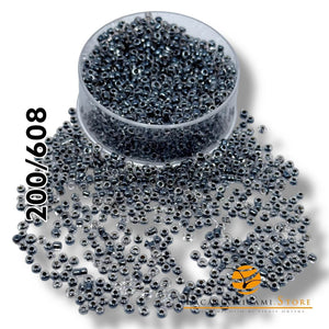 PERLINE Di Vetro (Corallini) 12/0 - 2mm - - LacariaRicami.Store