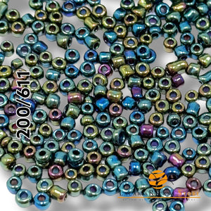 PERLINE Di Vetro (Corallini) 12/0 - 2mm - - LacariaRicami.Store