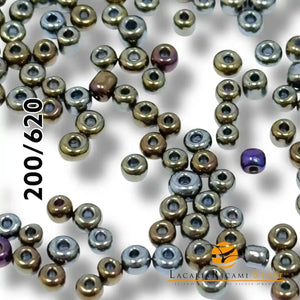 PERLINE Di Vetro (Corallini) 12/0 - 2mm - LacariaRicami.Store