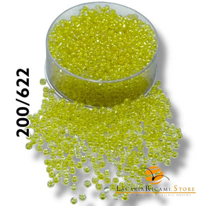 PERLINE Di Vetro (Corallini) 12/0 - 2mm - - LacariaRicami.Store