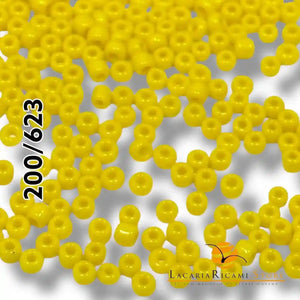 PERLINE Di Vetro (Corallini) 12/0 - 2mm - LacariaRicami.Store