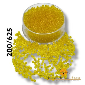 PERLINE Di Vetro (Corallini) 12/0 - 2mm - - LacariaRicami.Store