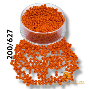 PERLINE Di Vetro (Corallini) 12/0 - 2mm - - LacariaRicami.Store