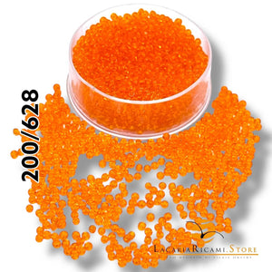 PERLINE Di Vetro (Corallini) 12/0 - 2mm - - LacariaRicami.Store