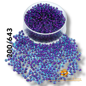 PERLINE Di Vetro (Corallini) 12/0 - 2mm - - LacariaRicami.Store