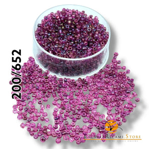 PERLINE Di Vetro (Corallini) 12/0 - 2mm - - LacariaRicami.Store