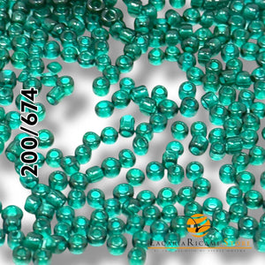 PERLINE Di Vetro (Corallini) 12/0 - 2mm - - LacariaRicami.Store