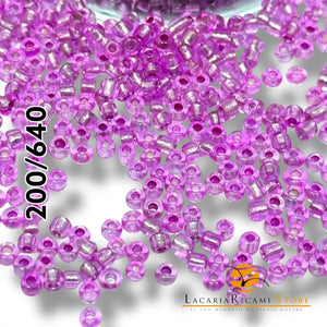 PERLINE Di Vetro (Corallini) 12/0 - 2mm - LacariaRicami.Store