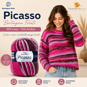 Lana PICASSO - Bertagna Filati - Colore: - by LacariaRicami.Store