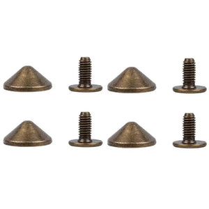 PIEDINI A PUNTA Con Vite 10X4,5 mm - Colore: BRONZO - by LacariaRicami.Store