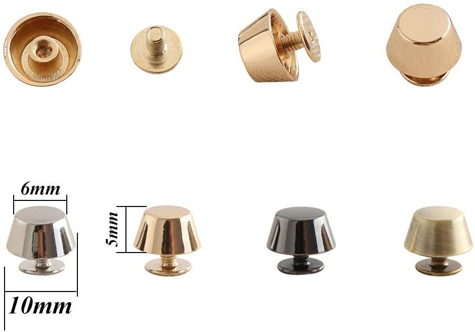 PIEDINI A Vite Per Borse 10X5 mm - - LacariaRicami.Store