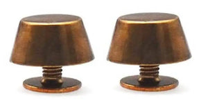 PIEDINI A VITE PER BORSE 11,5X6 MM - Colore: ORO ANTICO - by LacariaRicami.Store