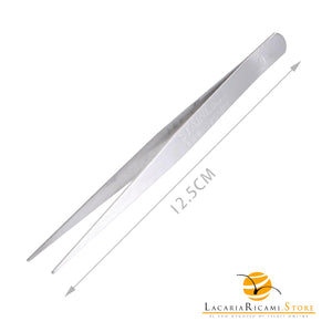 PINZETTE Cucito 12,5 Cm - Precisione per Dettagli Minuti 841465 - DRITTA - LacariaRicami.Store