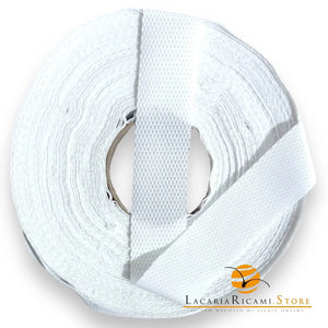 FETTUCCIA in Pizze di Lycra - Colore: BIANCO licra (120 Grammi) - by LacariaRicami.Store
